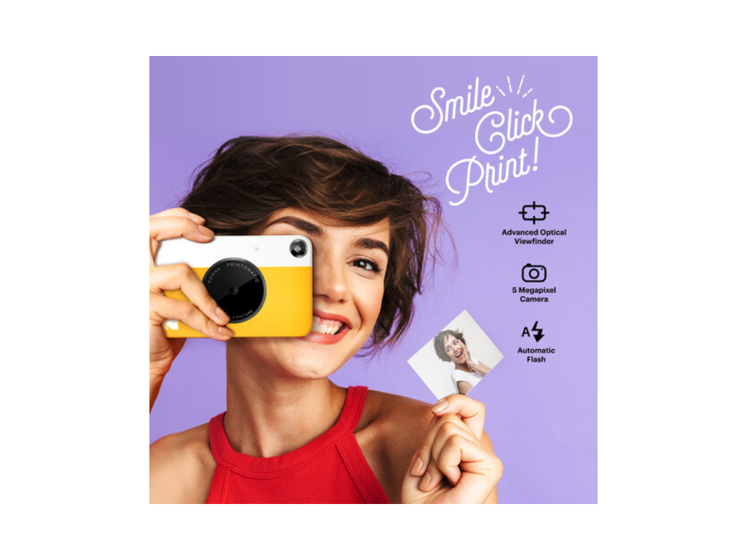 Buy Kodak PRINTOMATIC 5MP Instant Camera in Qatar Buy Kodak PRINTOMATIC 5MP Instant Camera in Qatar
